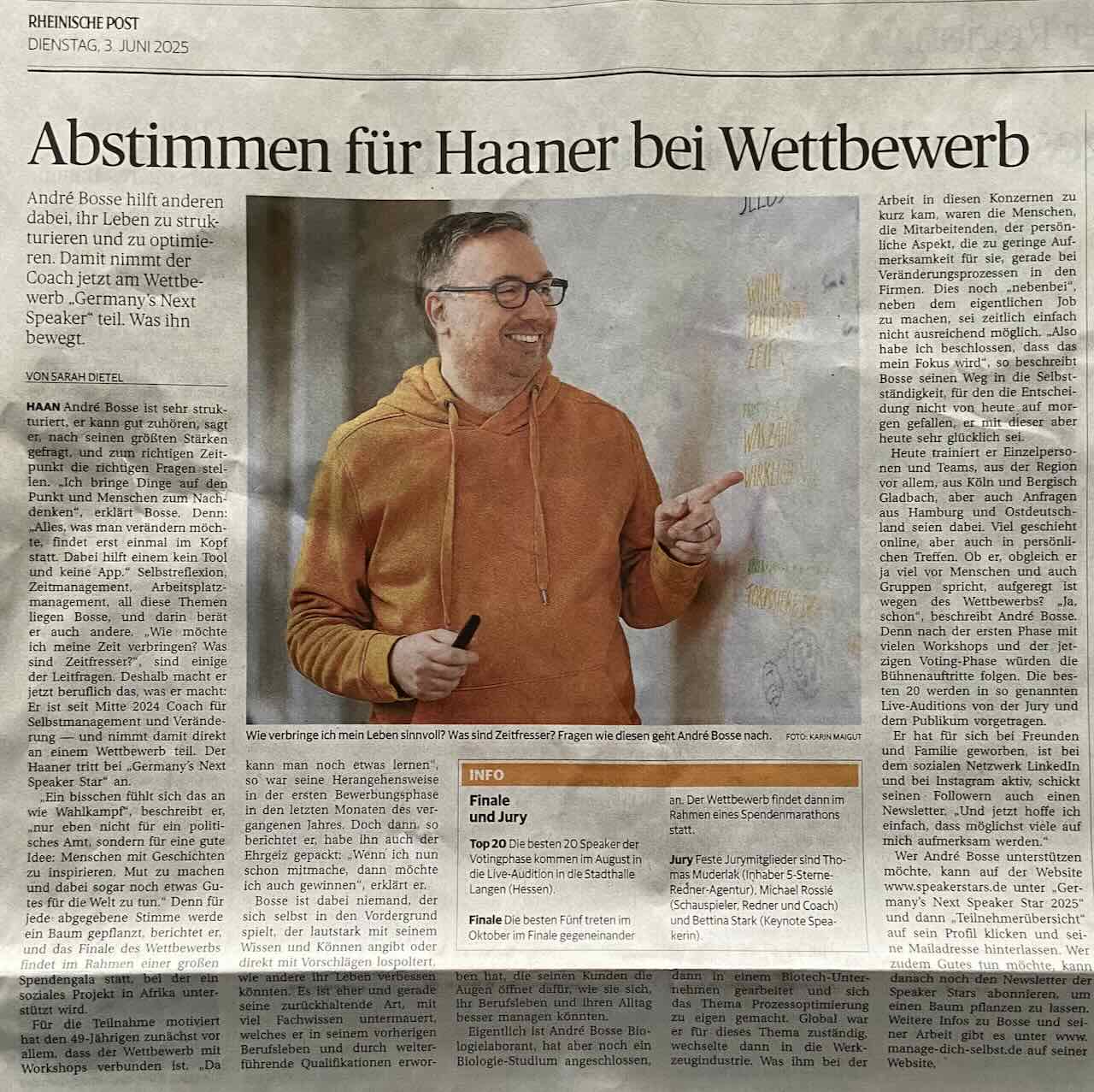 IMG_8191 Wow, ein großer Artikel über mich in der Zeitung